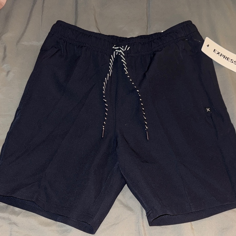 Express Navy Men's Hybrid Shorts